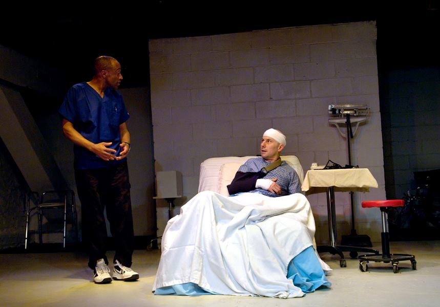 Dan Kelley & Peter Welch in the play 