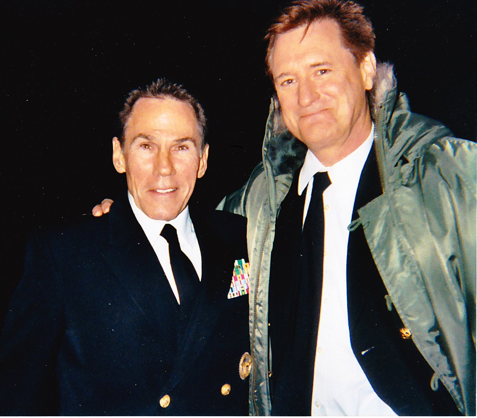 James Wellington with Bill Pullman on the set of Red Sky