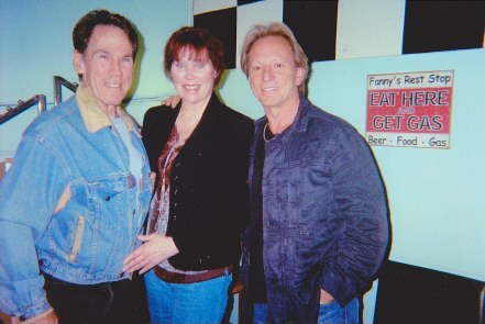 James Wellington with Jeri McBride and Dewey Bunnell - Lead singer of 