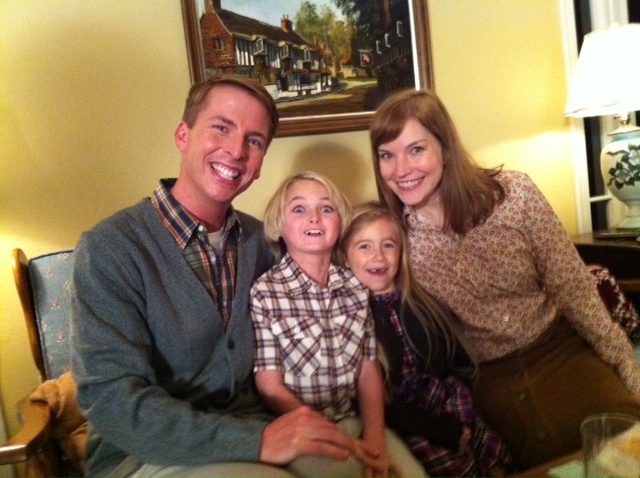 on the set of The Campaign with Jack McBrayer