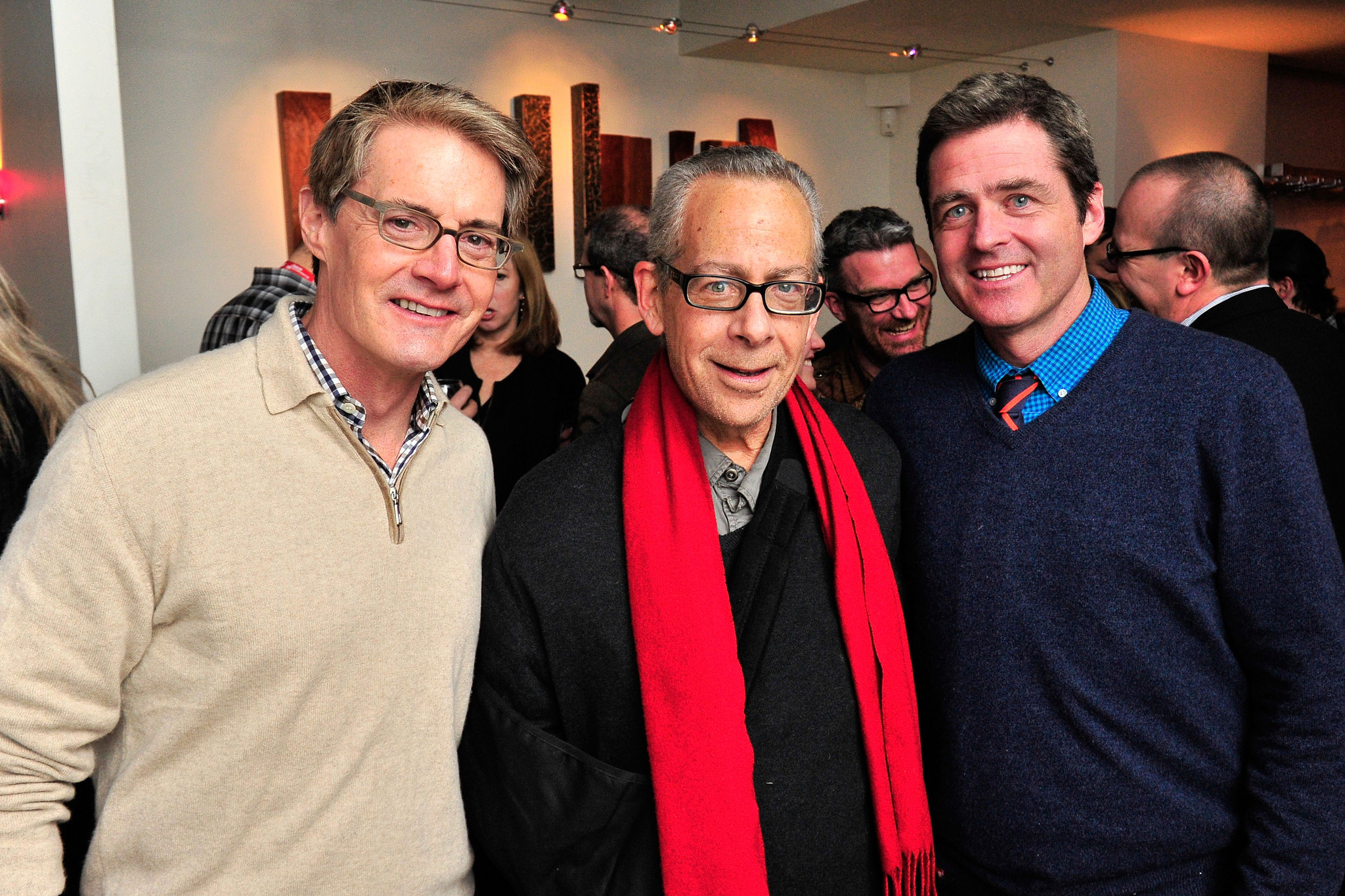 Kyle MacLachlan, David Ansen and Josh Welsh