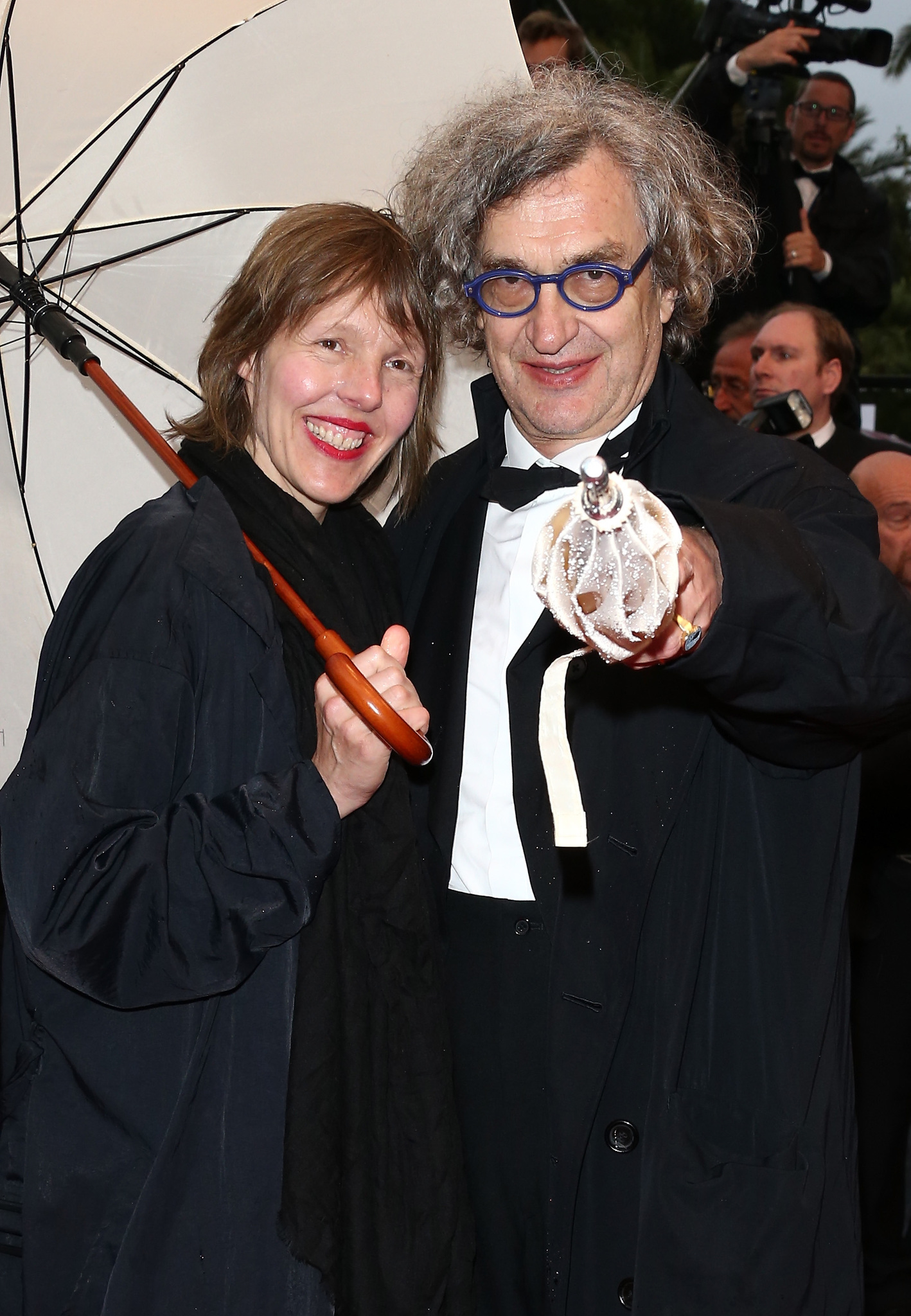 Wim Wenders and Donata Wenders at event of Jimmy P. (2013)