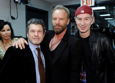 Sting, John McEnroe and Jann Wenner