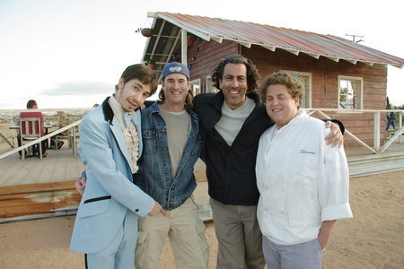 Justin Long, Jonathan Sachar, Clifford Werber and Jonah Hill