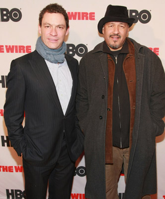 Clark Johnson and Dominic West at event of Blake (2002)