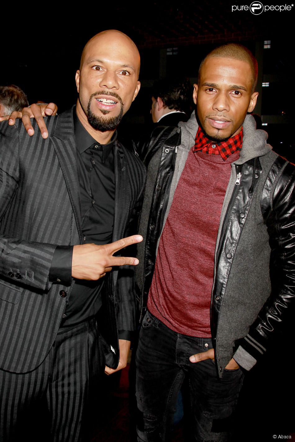 Actors and recording artists Common and Eric West attend the 'Run All Night' New York premiere at AMC Lincoln Square Theater on March 9, 2015 in New York City.