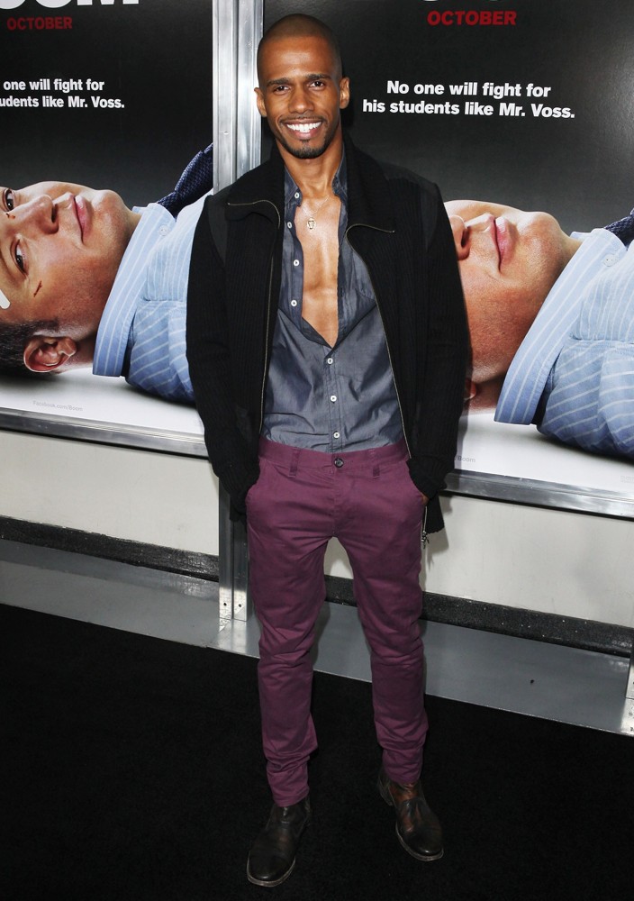 Actor Eric West attends the 'Here Comes The Boom' premiere at AMC Loews Lincoln Square