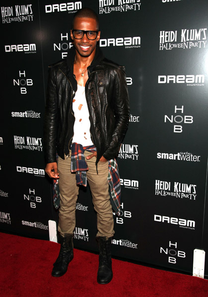 Eric West attends Heidi Klum's 12th Annual Halloween Party at PH-D Rooftop Lounge at Dream Downtown