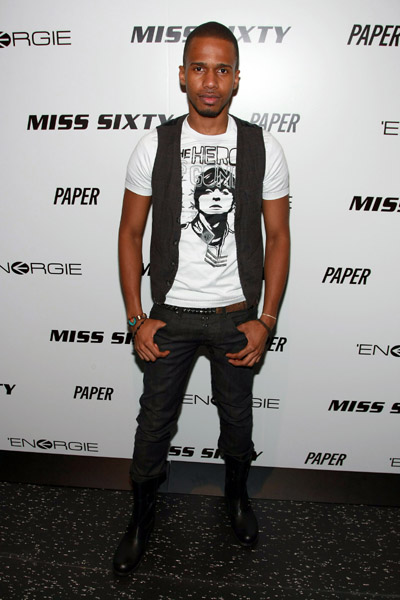 Actor Eric West attends Energie/Miss Sixty NYC Flagship Store Opening