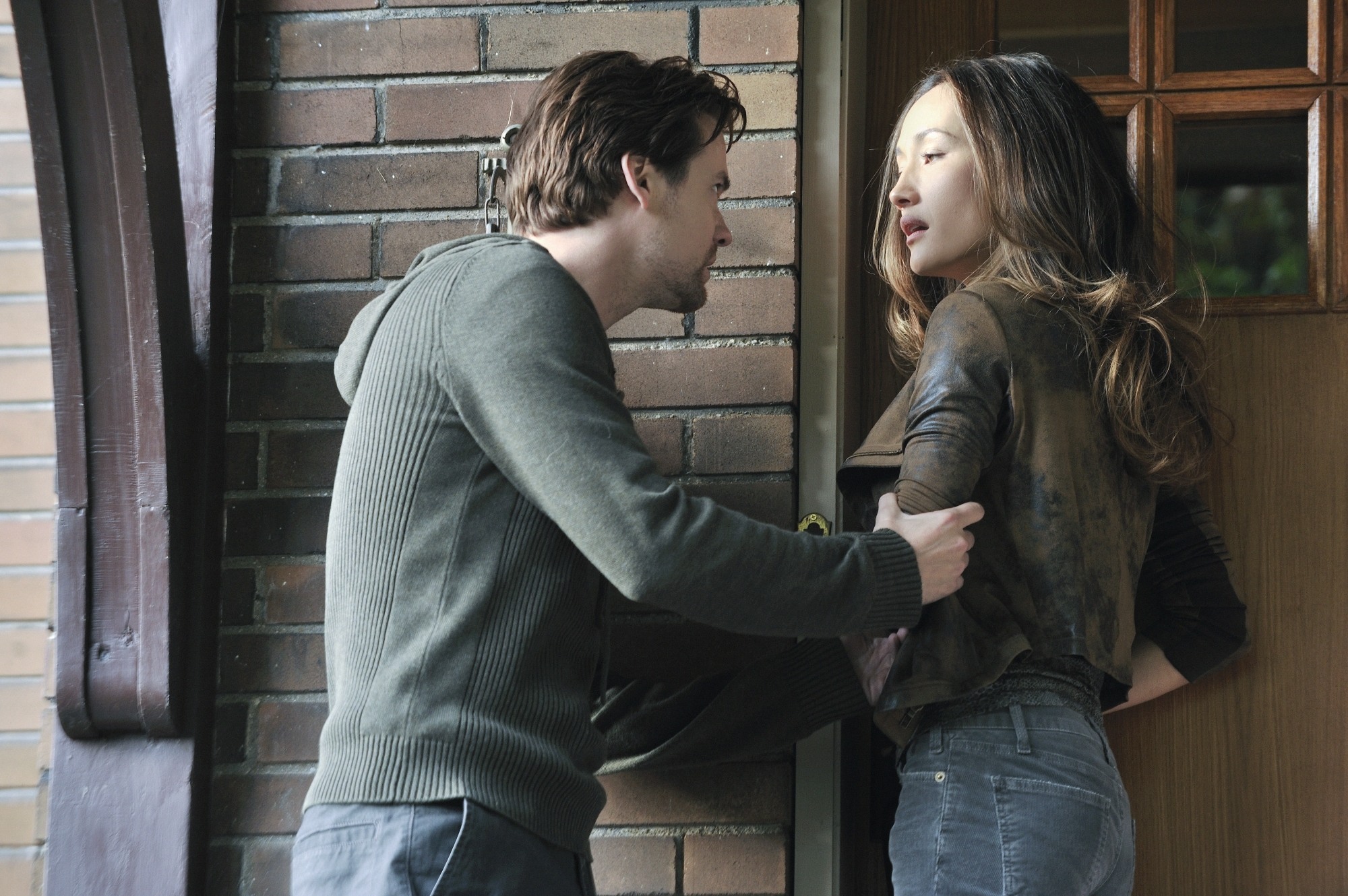 Still of Maggie Q and Shane West in Nikita (2010)