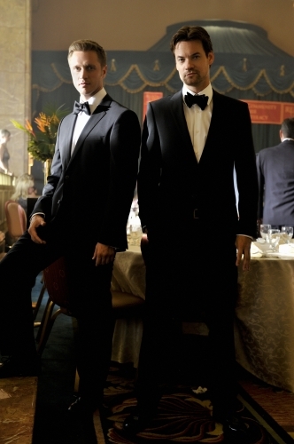 Still of Devon Sawa and Shane West in Nikita (2010)