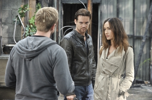 Still of Devon Sawa, Maggie Q and Shane West in Nikita (2010)