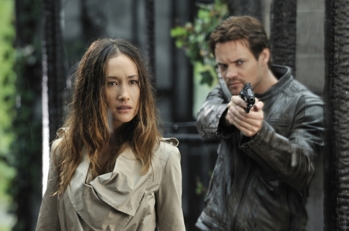 Still of Maggie Q and Shane West in Nikita (2010)