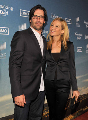 Jon Hamm and Jennifer Westfeldt at event of Brestantis blogis (2008)