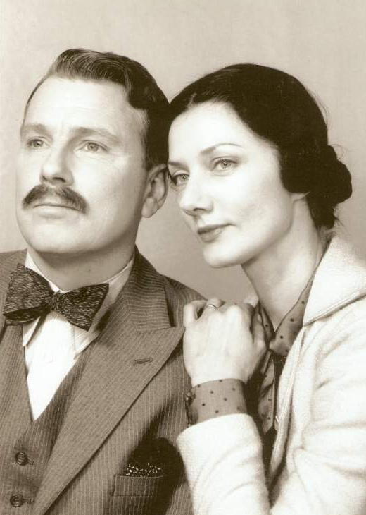 David Westhead and Joely Richardson as Ernest and Wallis Simpson in Wallis and Edward