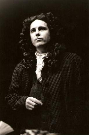 David Westhead as John Wilmot, Earl of Rochester, in The Libertine at The Royal Court Theatre, London