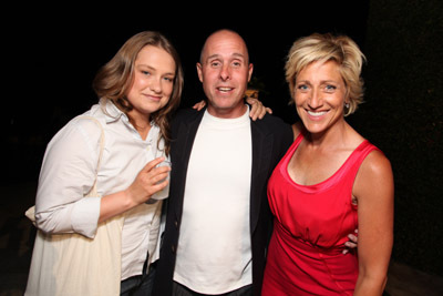 Edie Falco, Paul Schulze and Merritt Wever