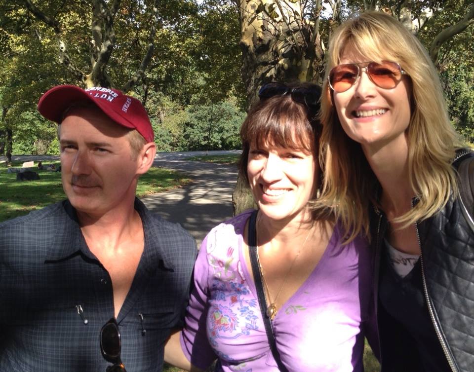 David Whalen (Gus's Dad), Mila Govich (Gus's Mom), and Laura Dern as Mrs. Lancaster in THE FAULT IN OUR STARS.
