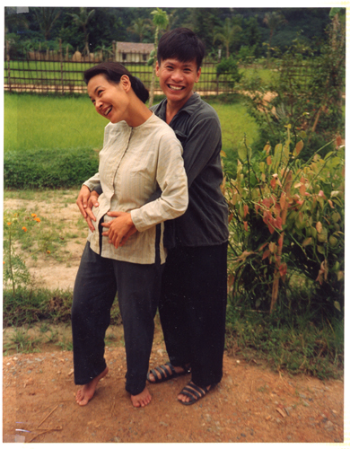 On location in Phuket, Thailand, with Joan Chen in 