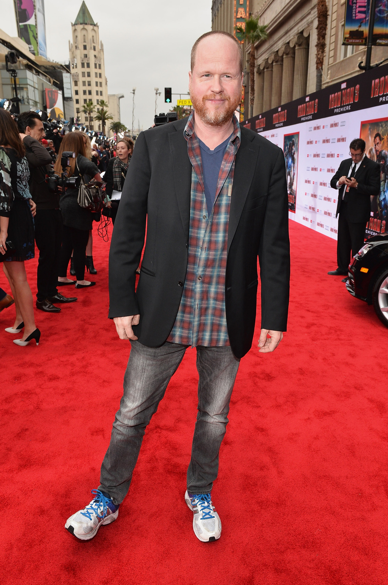 Joss Whedon at event of Gelezinis zmogus 3 (2013)