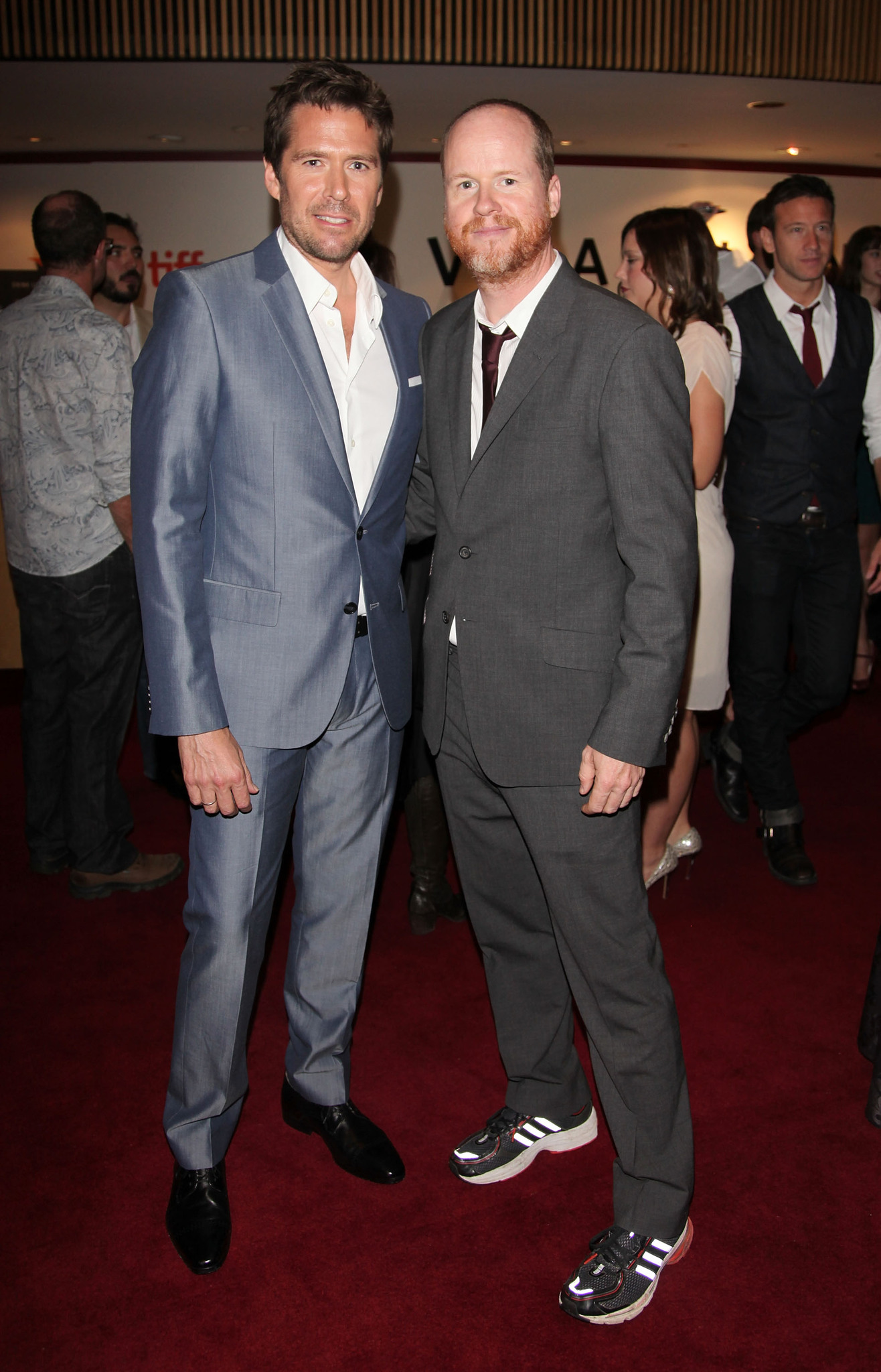 Alexis Denisof and Joss Whedon at event of Much Ado About Nothing (2012)