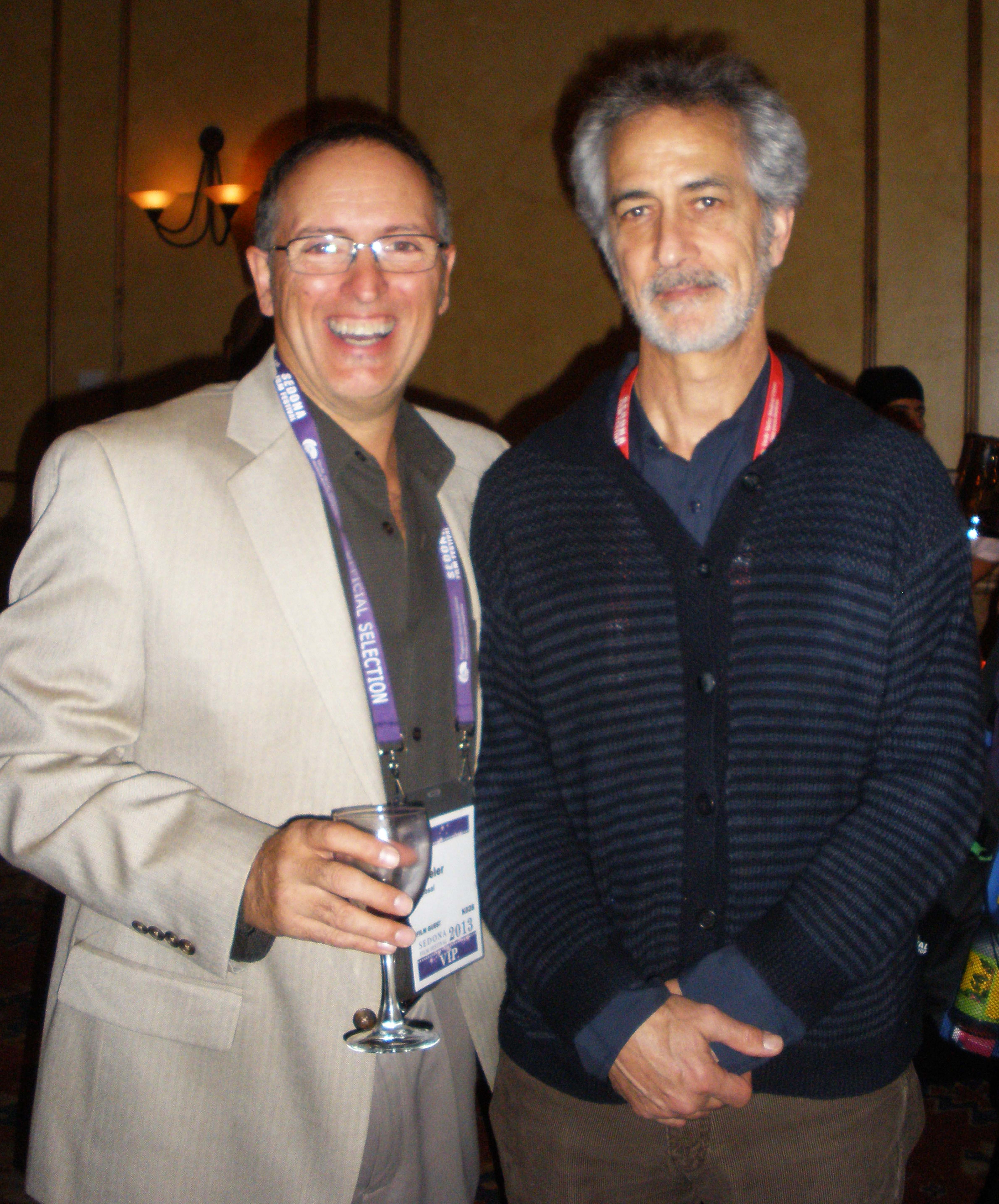 with David Strathairn at Sedona Film Fest.