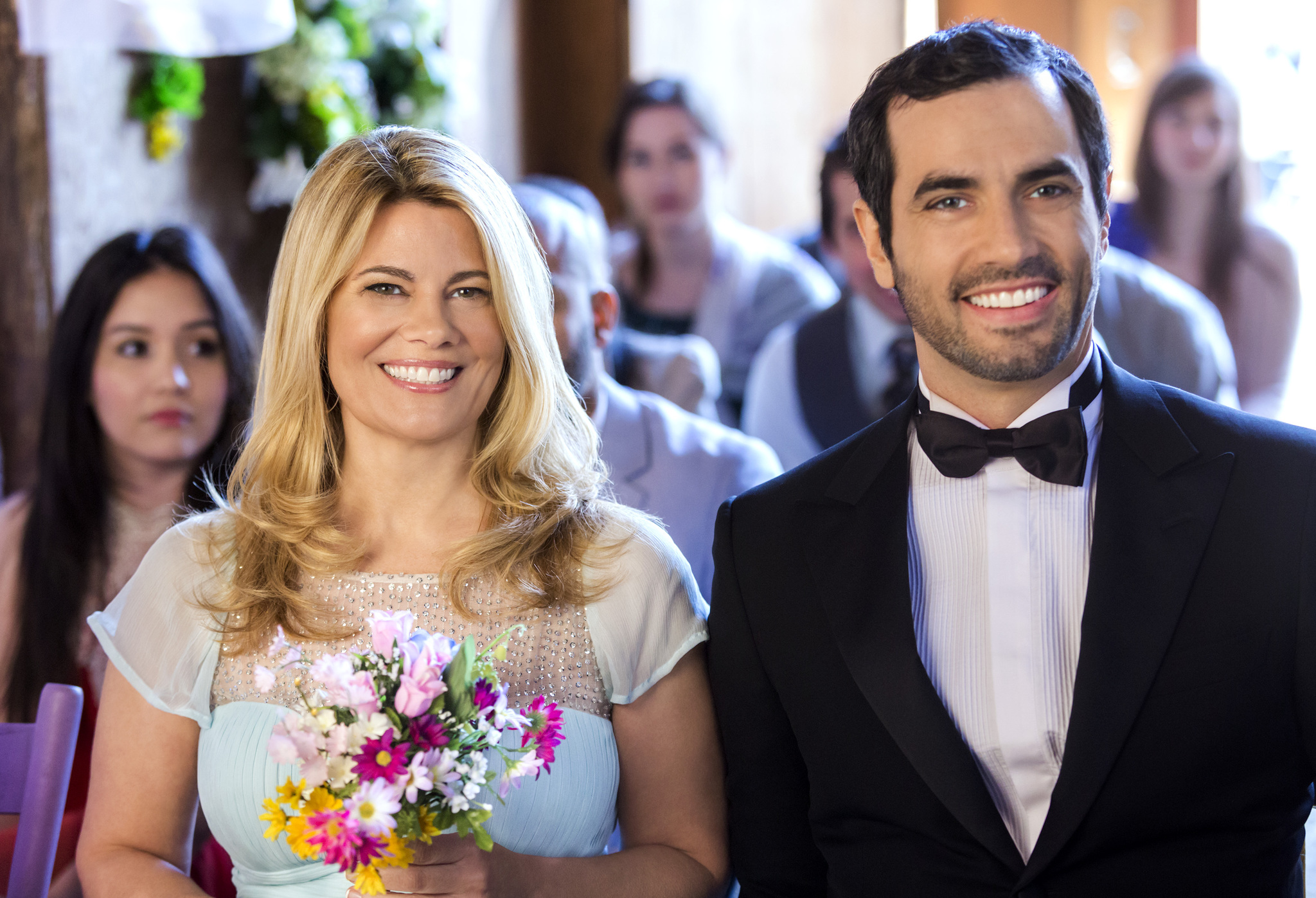 Still of Lisa Whelchel and Antonio Cupo in For Better or for Worse (2014)