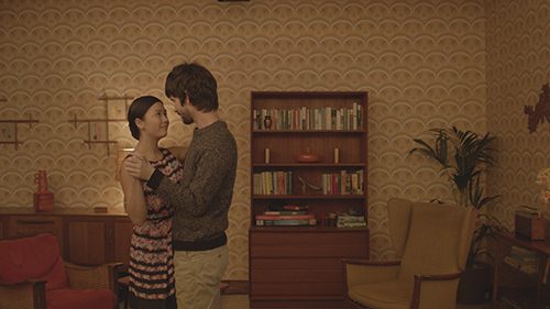 Still of Ben Whishaw and Naomi Christie in Lilting (2014)