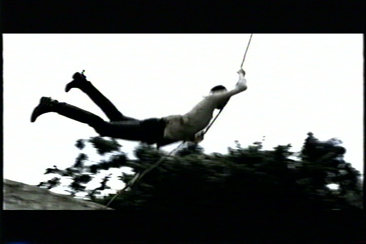 TJ swinging on an Enrique Englesis Video