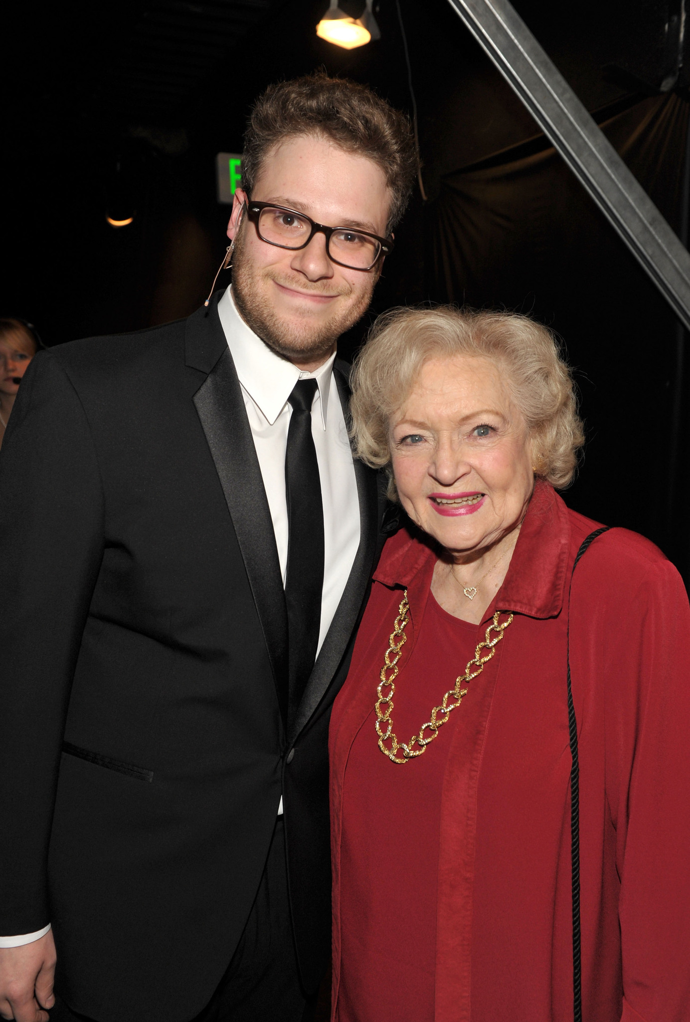 Seth Rogen and Betty White
