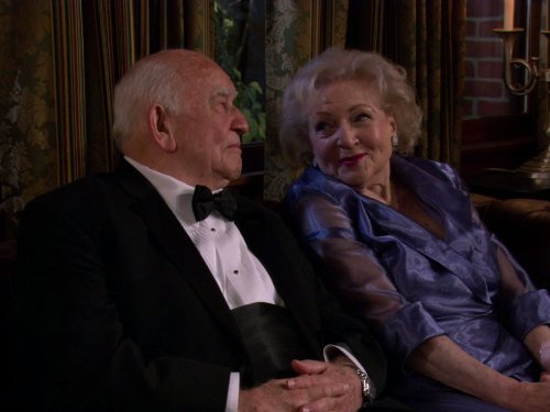 Still of Edward Asner and Betty White in Hot in Cleveland (2010)