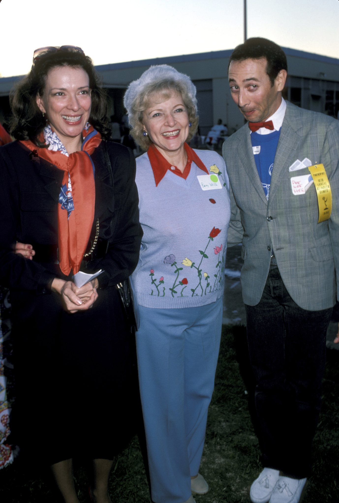 Paul Reubens, Dixie Carter and Betty White