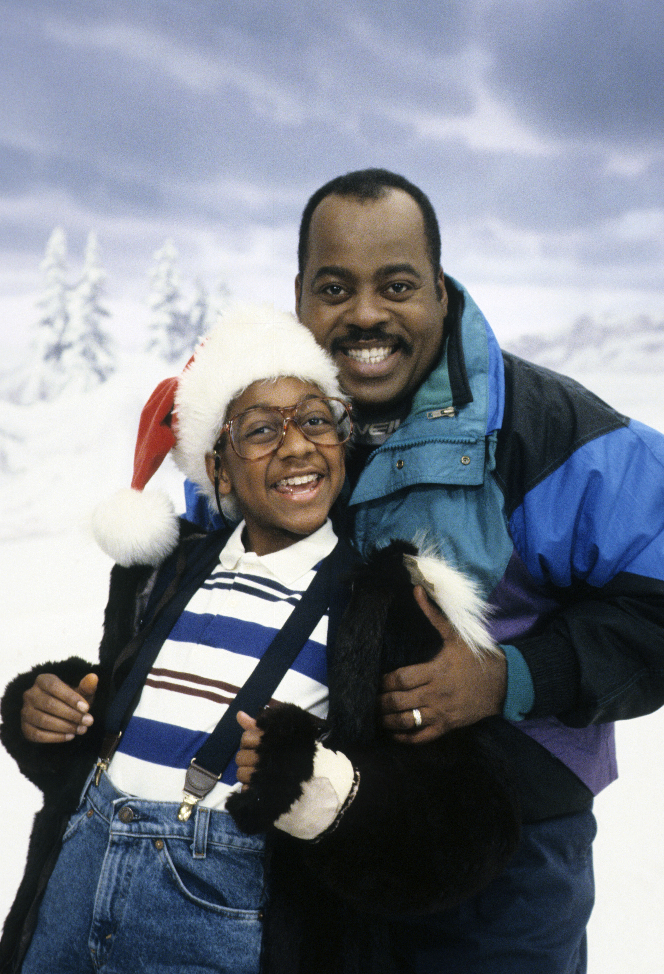 Still of Reginald VelJohnson and Jaleel White in Family Matters (1989)