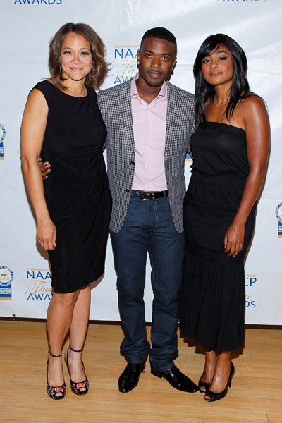 Co-Host NAACP Theatre Awards Ray J, Tatyana Ali