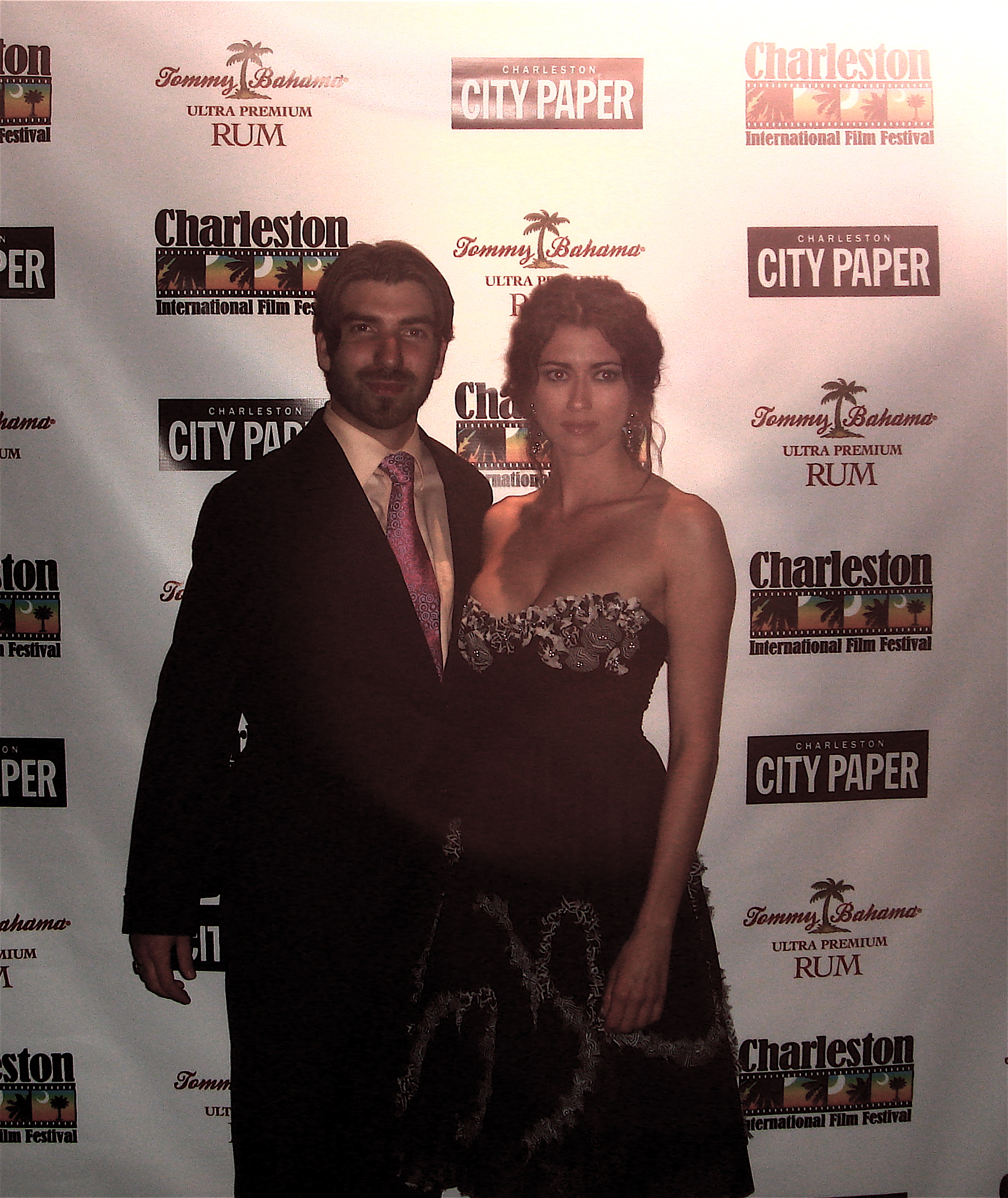 Vanessa with co-star Brandon Stacy at the CIFF 2008 where Vanessa won the award for BEST ACTRESS for the short film Tangled Web, directed by Todd Svoboda