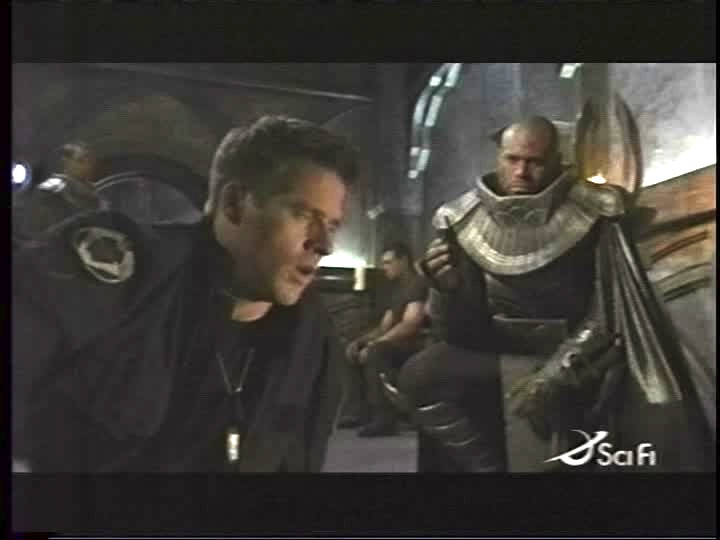 Still of Ben Browder and Richard Whiten in Stargate SG-1