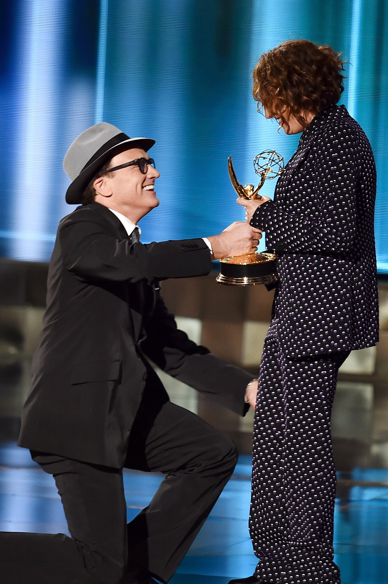 Jill Soloway and Bradley Whitford at event of The 67th Primetime Emmy Awards (2015)