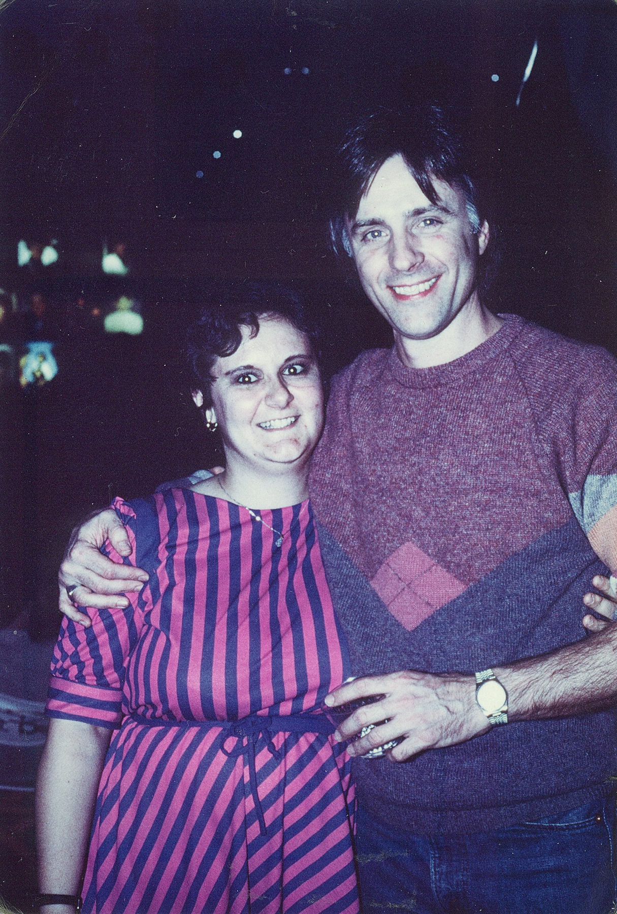 Cheryl Whitman-Dubuque, Joel Higgins - Silver Spoons wrap party (1980s)