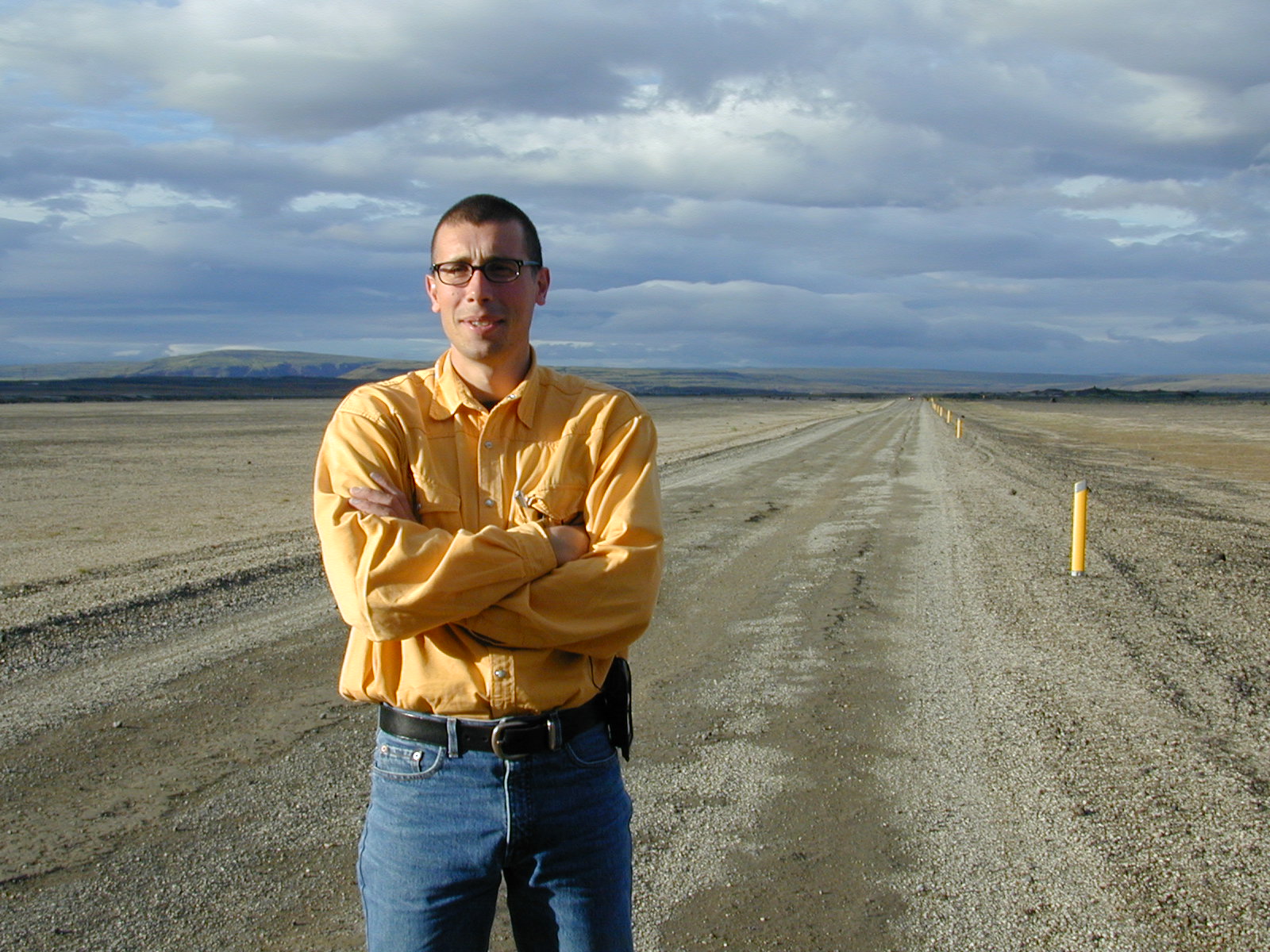 Kristian Widmer, on Location in Iceland