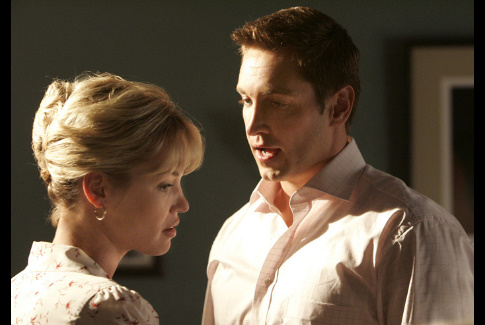 Still of Christopher Wiehl and Ashley Scott in Dzerikas (2006)