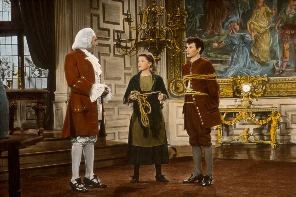 Still of Horst Buchholz, Romy Schneider and Mathias Wieman in Robinson soll nicht sterben (1963)