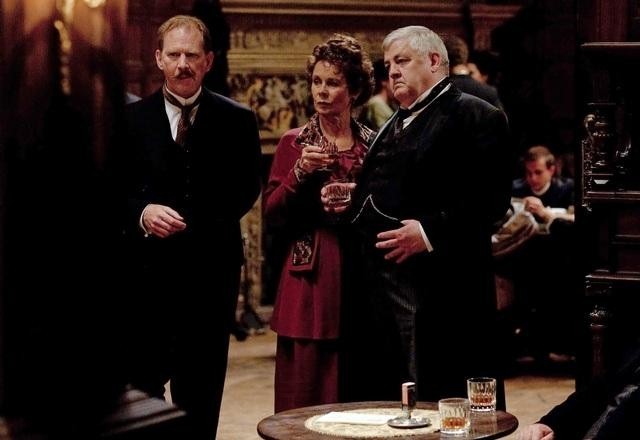 Still of Celia Imrie, Peter Wight and James Wilby in Titanic (2012)