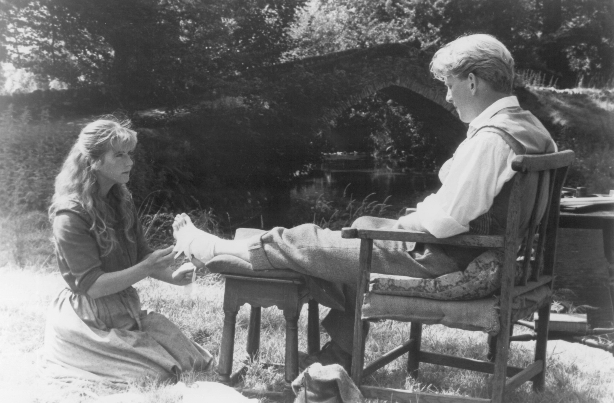Still of Imogen Stubbs and James Wilby in A Summer Story (1988)
