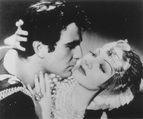 Claudette Colbert and Henry Wilcoxon in Cleopatra (1934)