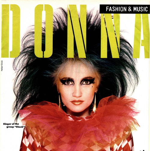 Photo of Barbie Wilde in DONNA Magazine, 1981.