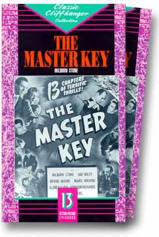 Lash La Rue, Dennis Moore and Jan Wiley in The Master Key (1945)