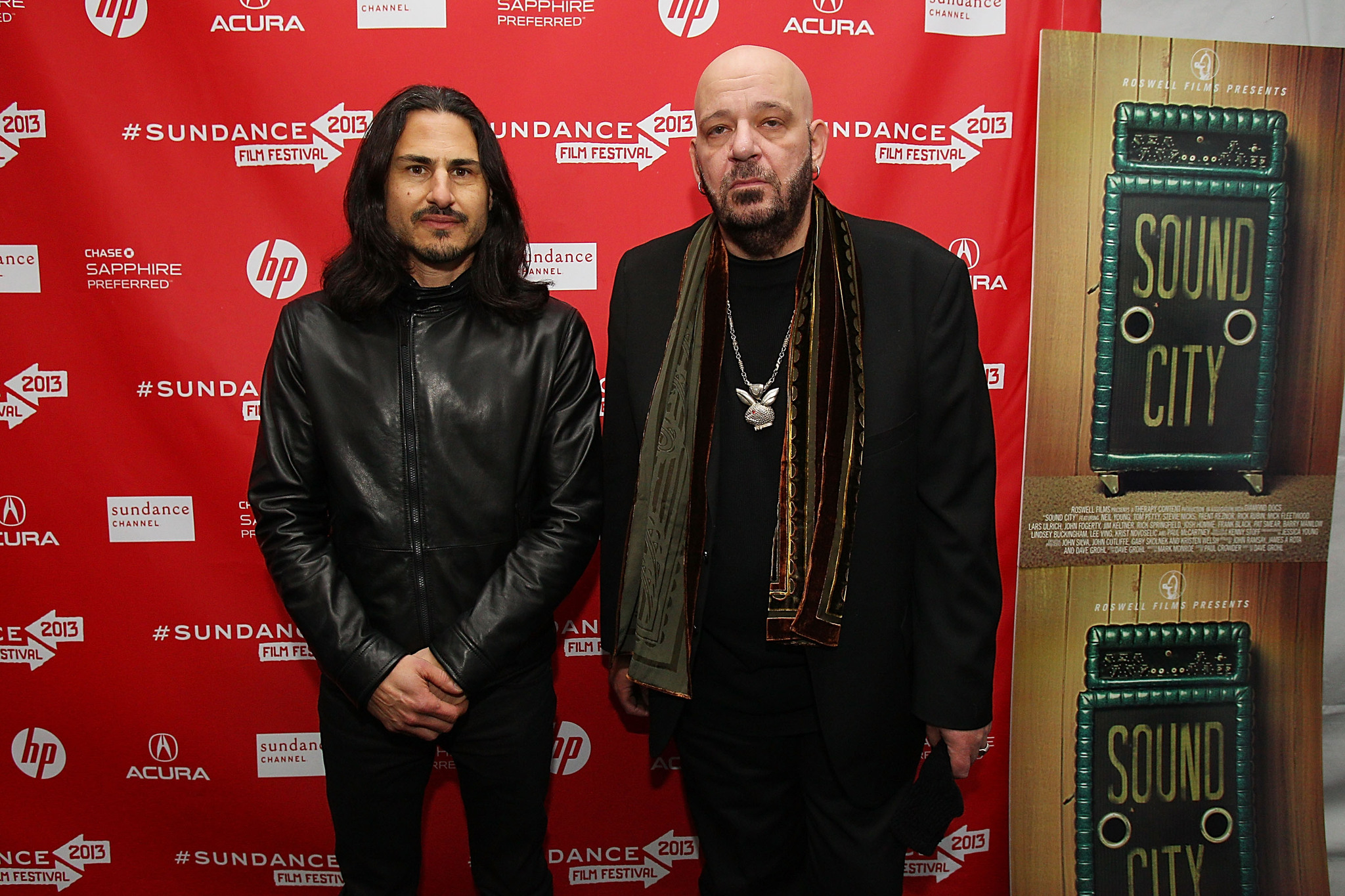 Christopher Allen Goss and Brad Wilk at event of Sound City (2013)