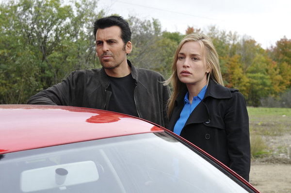 Still of Oded Fehr, Piper Perabo and Steve Wilkie in Covert Affairs (2010)