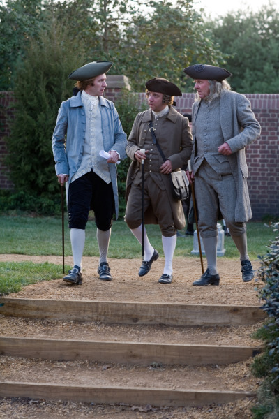 Still of Paul Giamatti and Tom Wilkinson in John Adams (2008)