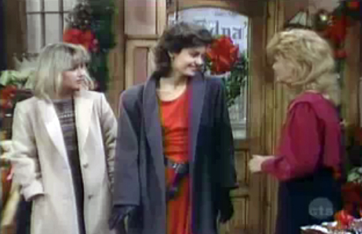 JoAnn Willette, Star Andreeff, and Lisa Whelchel in FACTS OF LIFE 